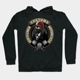 gentlemen customs motorcycle Hoodie